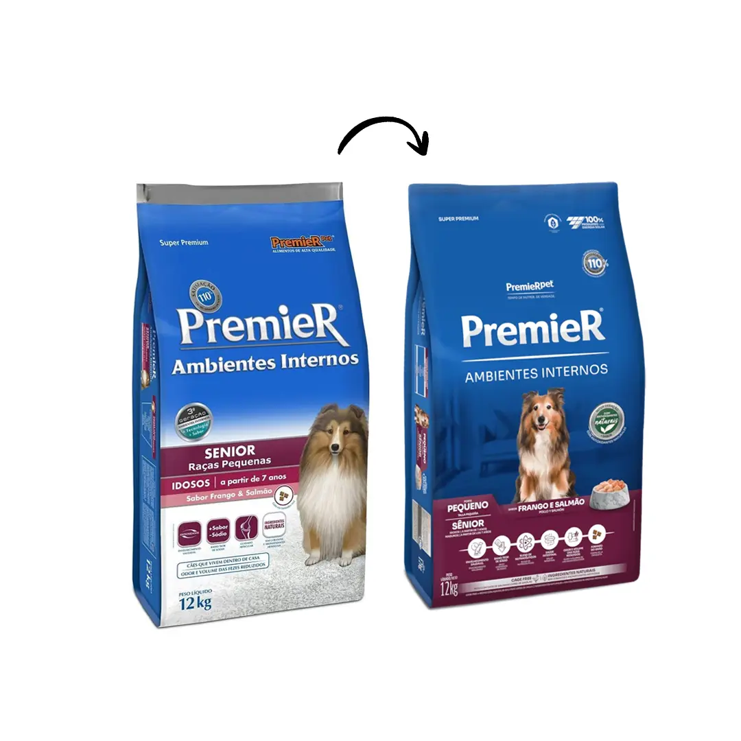 Ração Premier Ambientes Internos Para Cães De Raças Pequenas