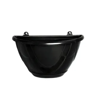 Vaso de Parede Plástico N°02 Preto Jorani