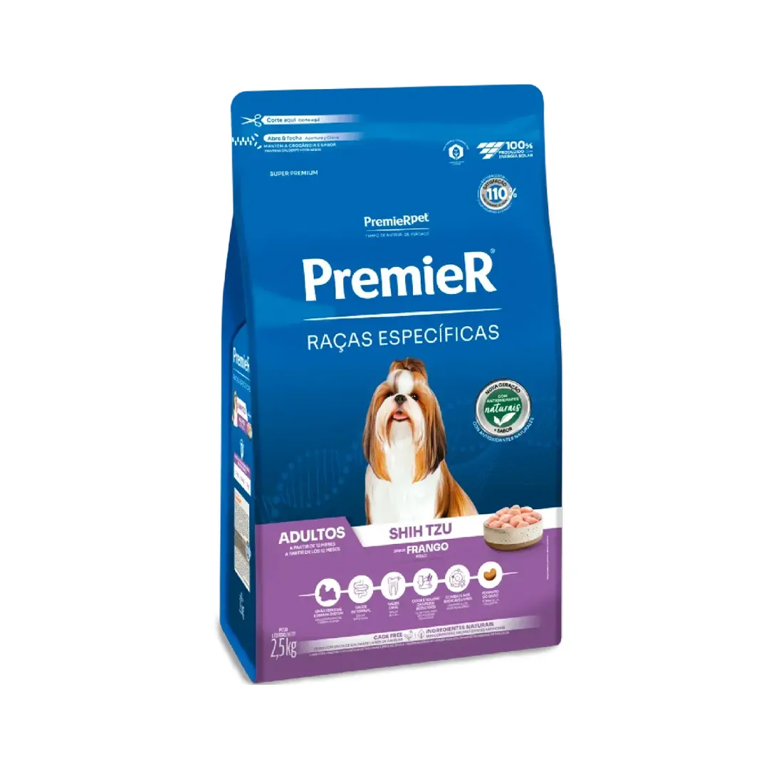 Ração Premier Raças Específicas Para Cães Adultos Shih Tzu Sabor