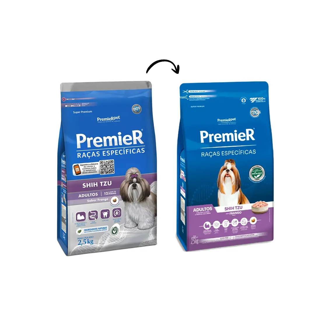 Ração Premier Raças Específicas Para Cães Adultos Shih Tzu Sabor