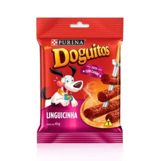 Petisco Doguitos Linguicinha para Cães 45g Purina