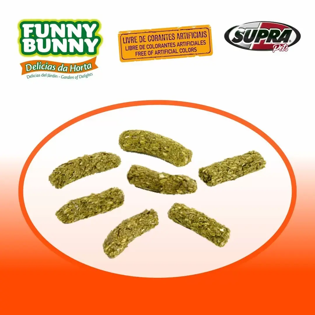 Ração Funny Bunny Delícias da Horta para Roedores 500g Supra
