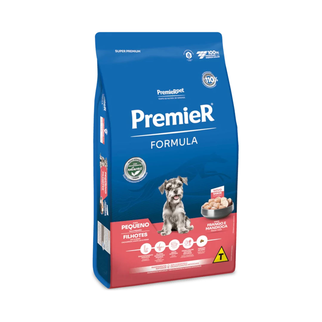 Ração Premier Fórmula Para Cães Filhotes De Raças Pequenas Sabor
