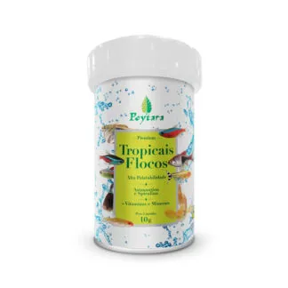 Racao Poytara Tropicais Flocos para Peixes 10g