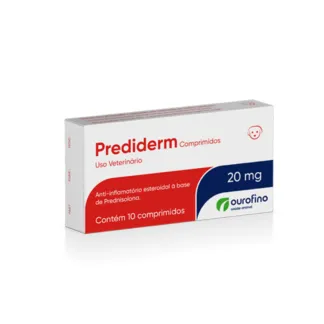Prediderm 20mg para Cães 10 Comprimidos Ourofino