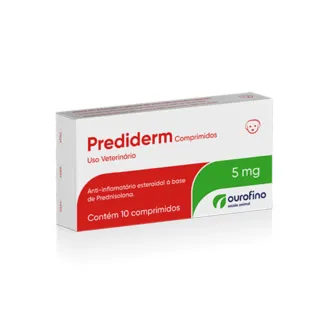 Prediderm 5mg para Cães 10 Comprimidos Ourofino
