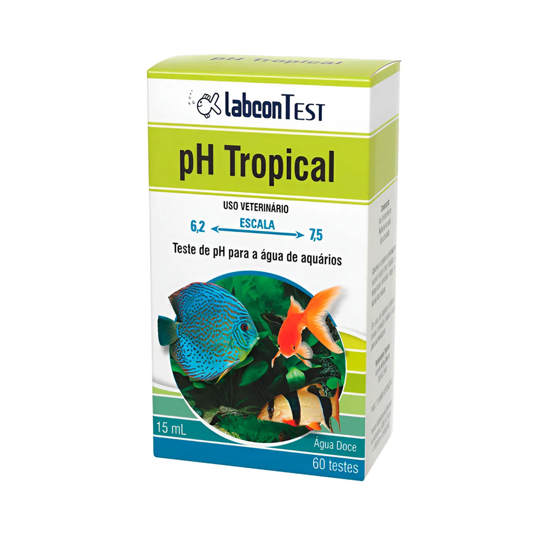 Labcon Test pH Tropical para Aquários 15ml Alcon