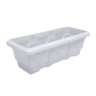 Jardineira Plástica Mármore 35cm Nutriplan