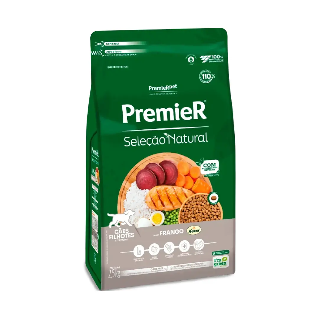 Ração Premier Seleção Natural para Cães Filhotes Sabor Frango 2