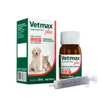 Vermífugo Vetmax Plus Suspensão Oral para Cães e Gatos 30ml Vetnil