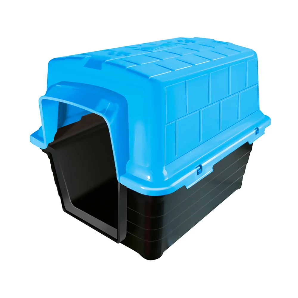 Casinha Plástica N°03 Furacão Pet Azul - Terra Zoo