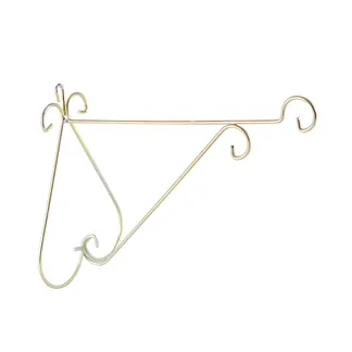 Suporte de Parede "A" Pequeno 19cm Dourado para Vasos de Planta Nutriplan