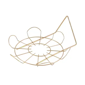 Suporte de Parede Margarida Pequeno 25cm Dourado para Vasos de Planta Nutriplan