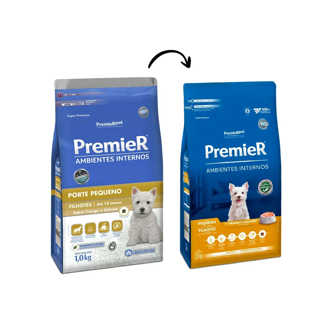 Ração Premier Ambientes Internos Para Cães Filhotes De Raças