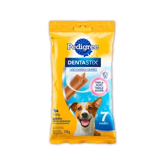 Petisco Pedigree Dentastix para Cães Adultos de Raças Pequenas 7 Unidades 110g