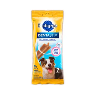 Petisco Pedigree Dentastix para Cães Adultos de Raças Médias 7 Unidades 180g
