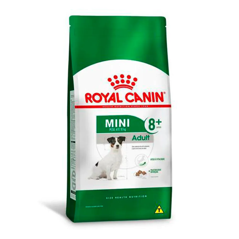  CANIN ドッグフード 8kg Ração Royal Canin Mini Adult 8+ Para Cães Adultos De Porte Pequeno