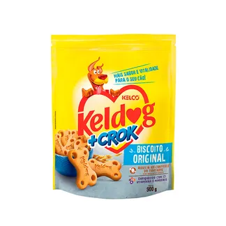 Biscoito Keldog +Crok Original 900g Kelco