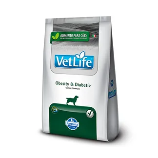 Ração Farmina Vet Life Obesity &amp; Diabetic para Cães Adultos 2Kg