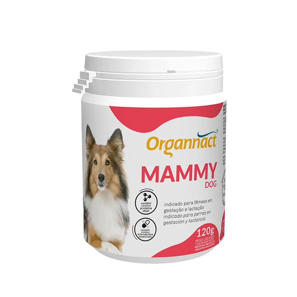 Mammy Dog 120g Para Cães Organnact - Terra Zoo