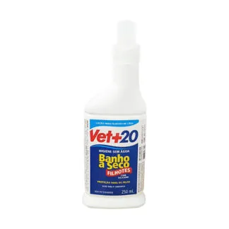 Banho Seco Vet+20 Spray para Cães Filhotes 250ml