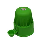 Bebedouro Polipropileno para Cães (Raças Pequenas) e Gatos 2L Verde Vida Mansa