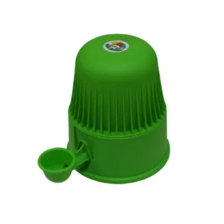 Bebedouro Polipropileno para Cães (Raças Pequenas) e Gatos 2L Verde Vida Mansa