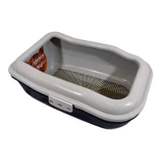 Bandeja Higiênica Furbox para Gatos Preta Durapets