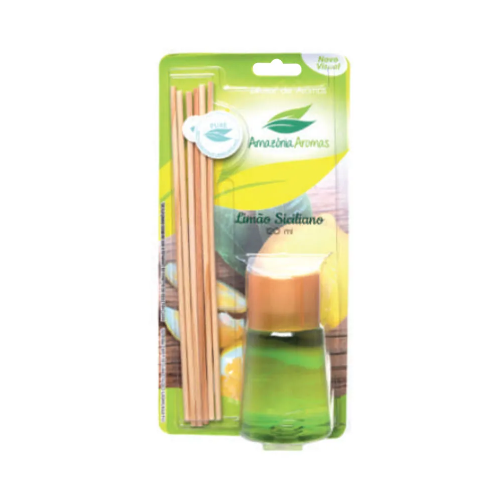 Difusor De Aromas Limão Siciliano 120ml Amazônia Aromas - Terra Zoo