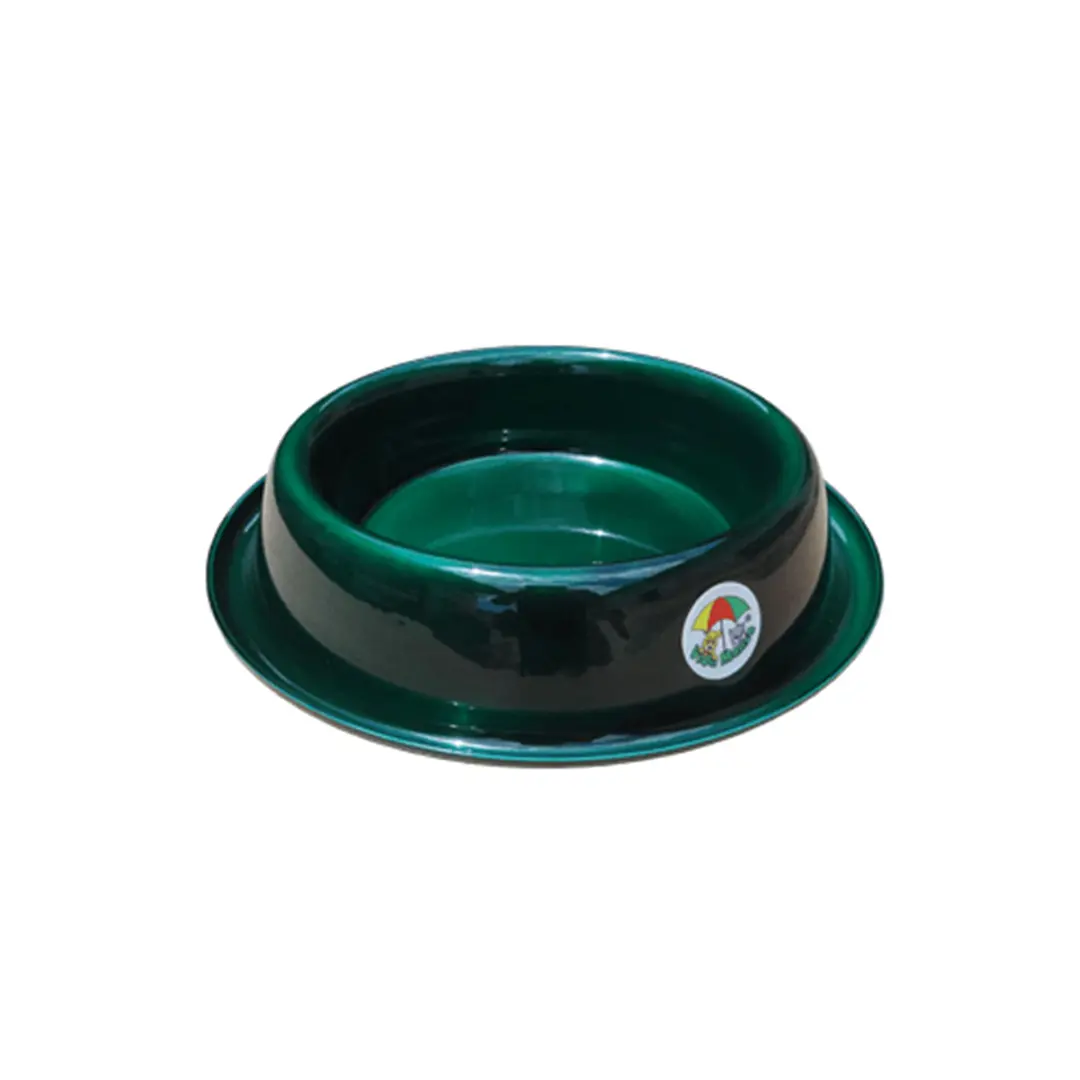 Comedouro Tigela Alumínio Verde Vida Mansa para Cães 200ml