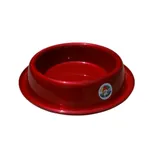 Tigela para Cães e Gatos 700ml Vermelha Vida Mansa