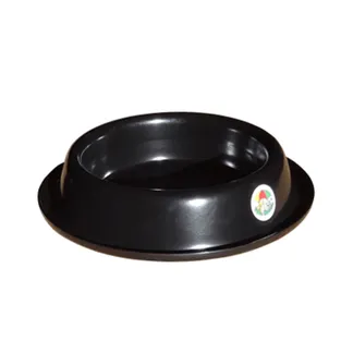 Tigela para Cães e Gatos 200ml Preta Vida Mansa