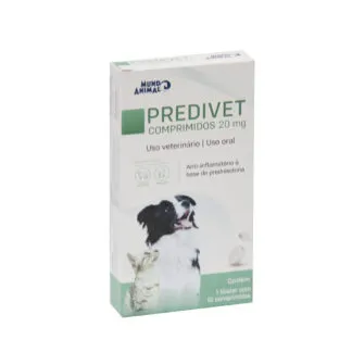 Predivet 20mg para Cães e Gatos 10 Comprimidos Mundo Animal
