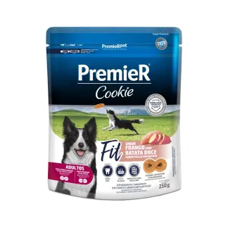 Premier Cookie Fit para Cães Adultos Sabor Frango com Batata Doce 250g