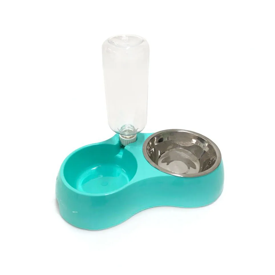 Comedouro Duplo Oval Tamanho M para Cães GR215062 Pet Next