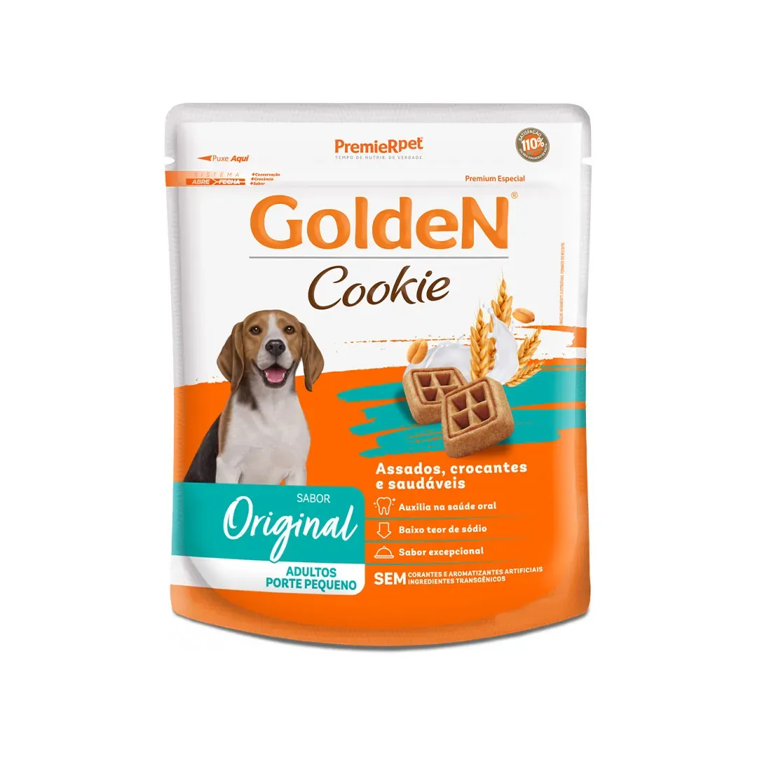 Golden Cookie Original Para Cães Adultos De Porte Pequeno 750g