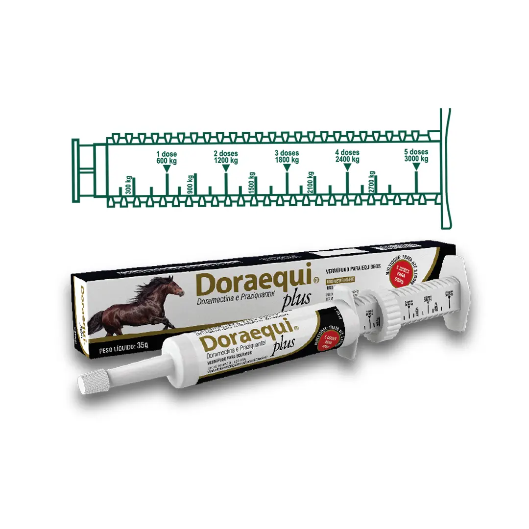 Vermífugo Doraequi Plus para Equinos 35g Vetnil
