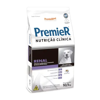Ração Premier Nutrição Clínica Renal para Cães Adultos de Porte Médio e Grande 10,1Kg