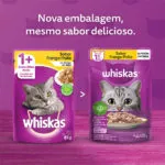 Ração Úmida Whiskas Sachê para Gatos Adultos Sabor Frango 85g