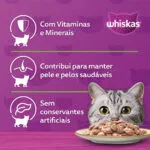 Ração Úmida Whiskas Sachê para Gatos Adultos Sabor Frango 85g