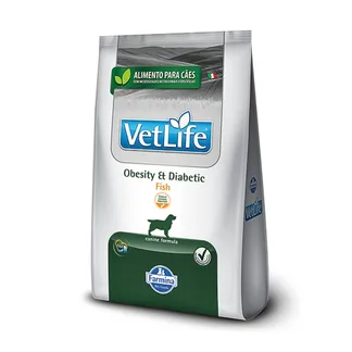 Ração Farmina Vet Life Obesity &amp; Diabetic Fish para Cães Adultos 2Kg