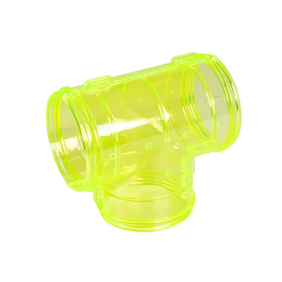 Tubo para Gaiola Hamster Modelo T Jel Plast (Cores Variadas)
