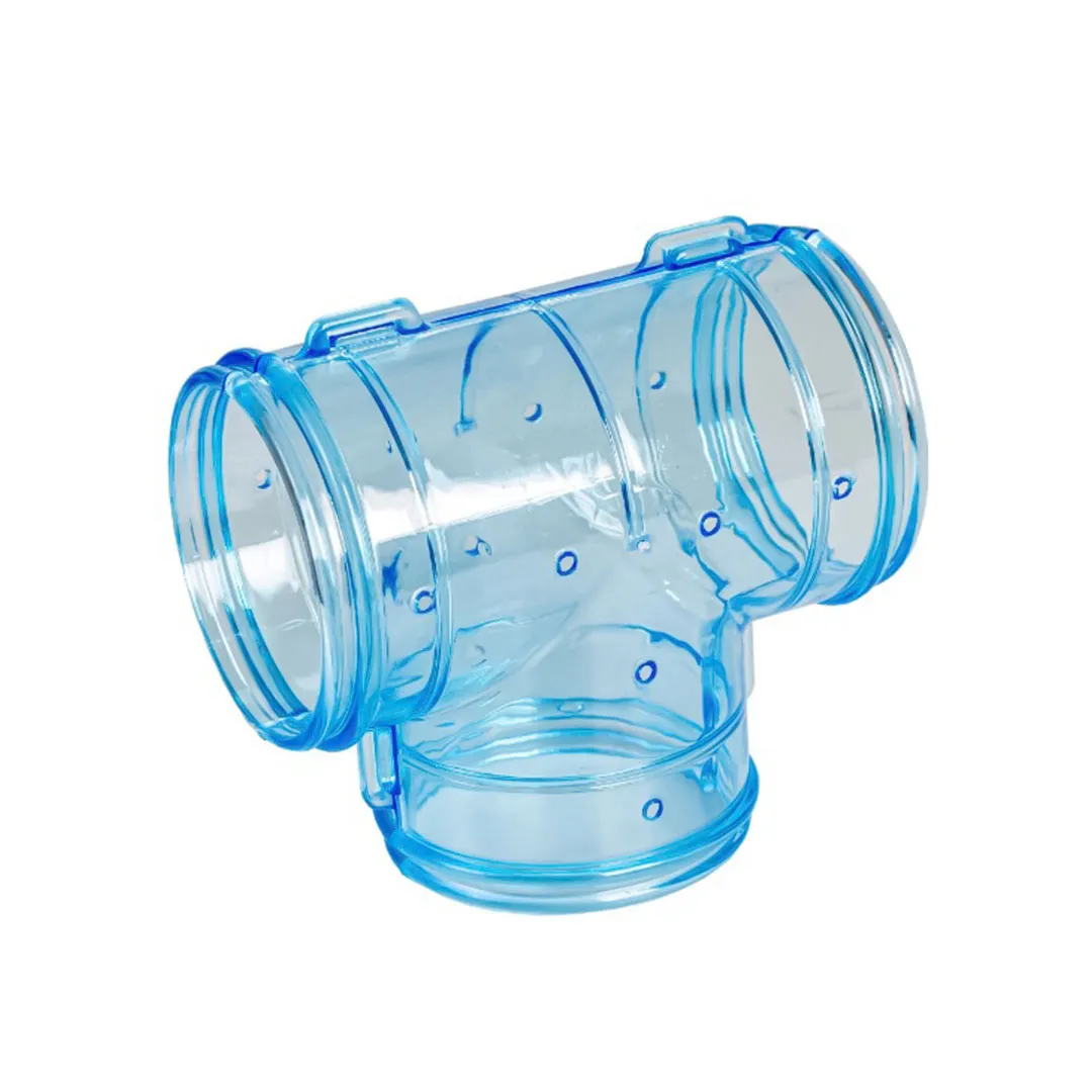 Tubo para Gaiola Hamster Modelo T Jel Plast (Cores Variadas)