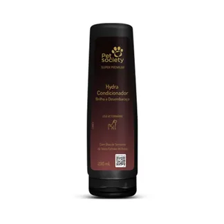 Condicionador Pet Society Brilho e Desembaraço para Cães e Gatos 290ml