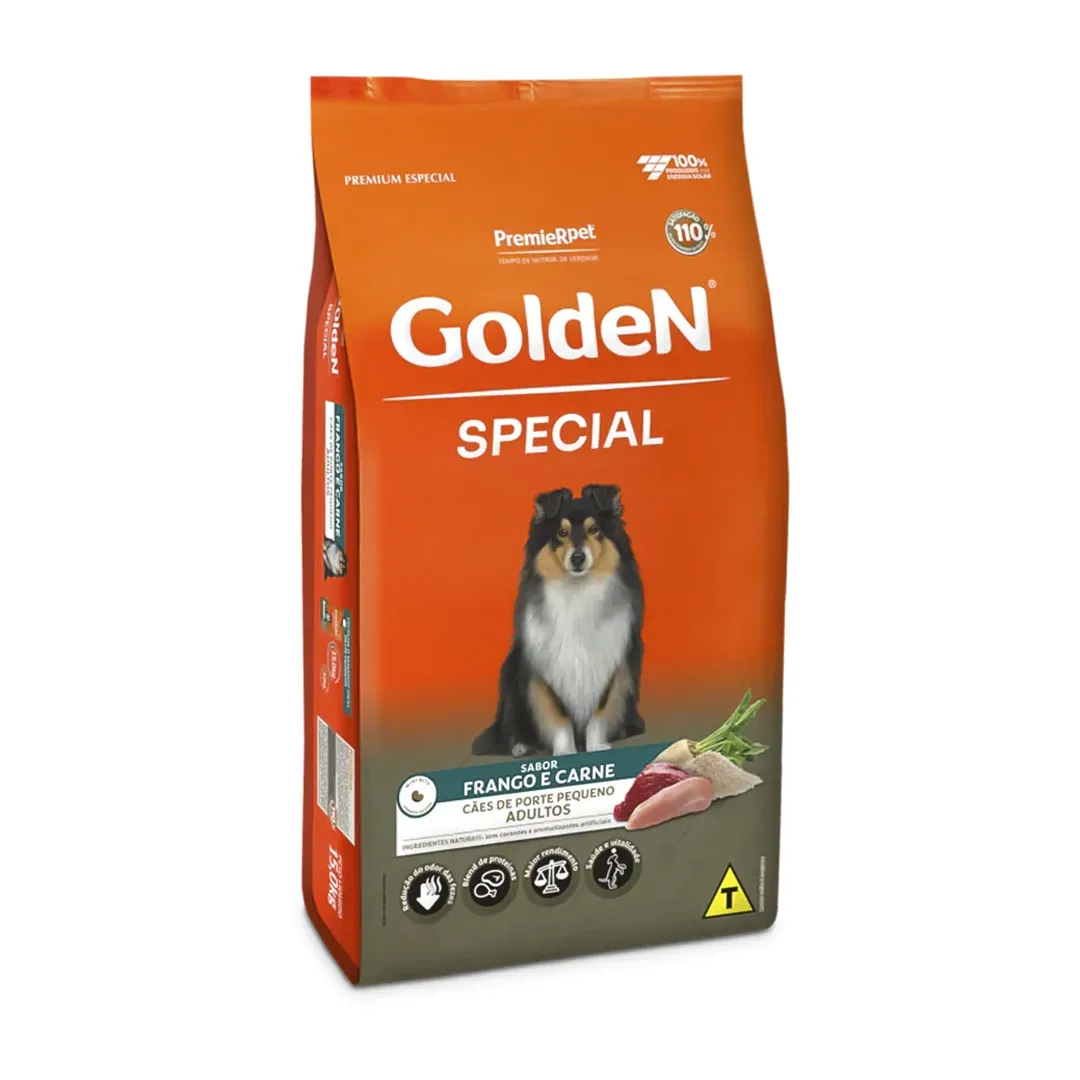 Ração Golden Special Para Cães Adultos De Porte Pequeno Sabor