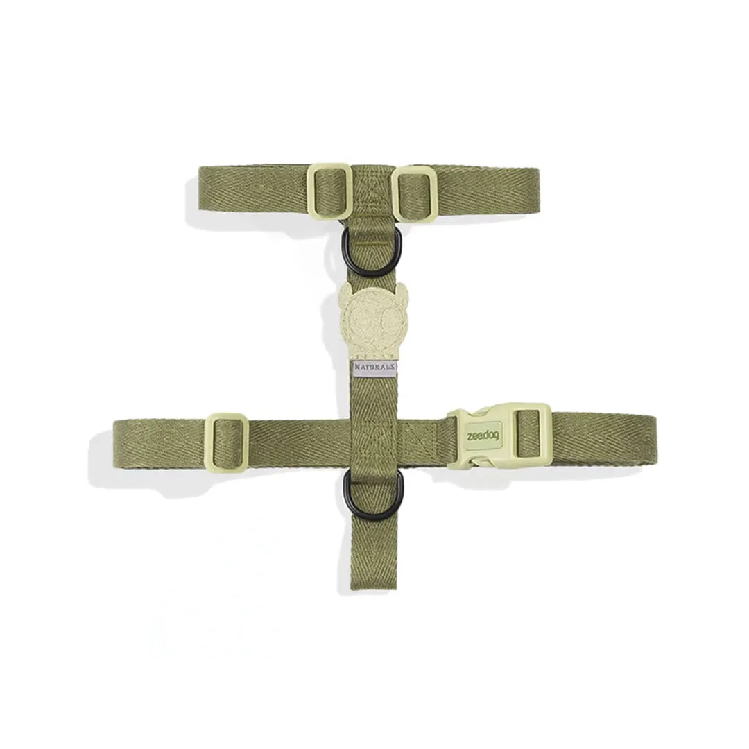Peitoral H Zee.Dog Moss Naturals Tamanho M para Cães