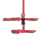 Peitoral com Guia Zee.Cat Neon Coral para Gatos