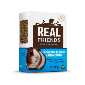 Ração Zootekna Real Friends para Porquinho da Índia e Chinchila 500g