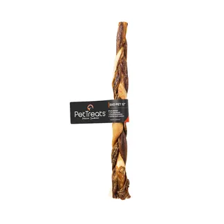 Petisco Pet Treats Esôfago Duo Pet 12" para Cães 1 Unidade