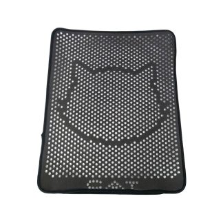 Tapete Coletor de Areia 68x56cm Preto para Gatos São Benedito Pet